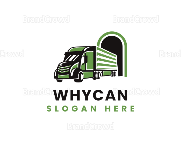 Truck Logistics Cargo Logo