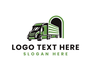 Cargo - Truck Logistics Cargo logo design