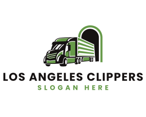 Truck Logistics Cargo Logo