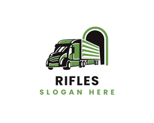 Truck Logistics Cargo Logo