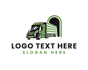 Truck Logistics Cargo Logo