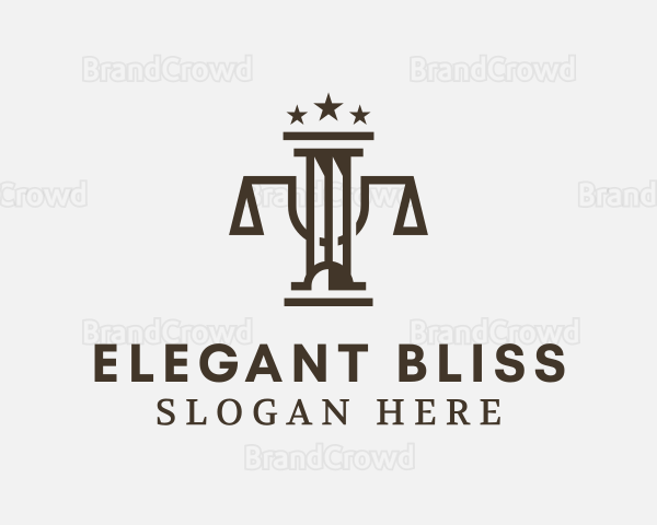 Brown Pillar Scale Logo