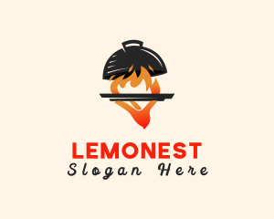 Chicken Wing - Grill Fire Diner logo design