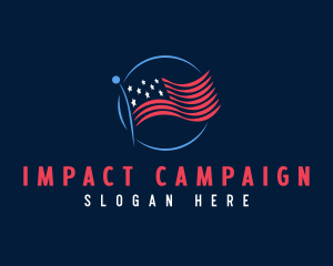 Campaign - Flag America USA logo design