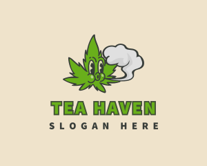 Herbal Marijuana Smoke logo design