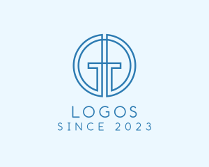Ministry - Minimalist Monogram Letter GG logo design