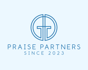 Praise - Minimalist Monogram Letter GG logo design