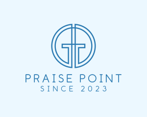 Praise - Minimalist Monogram Letter GG logo design