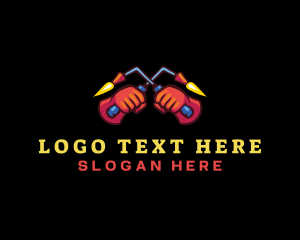 Letter Xx - Hand Welding Fabrication logo design