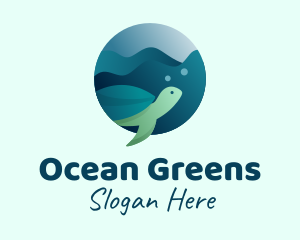 Sea Turtle Conservation logo design