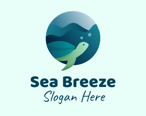 Sea Turtle Conservation logo design