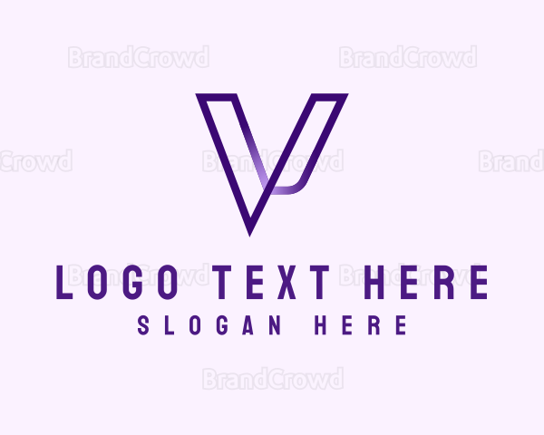 Upscale Professional Firm Letter V Logo