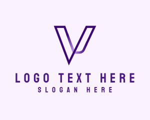 Letter V - Upscale Professional Firm Letter V logo design