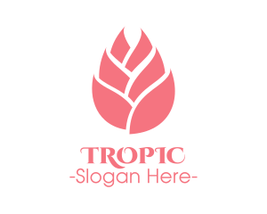 Tropical Pink Bud logo design