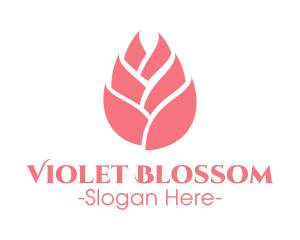 Tropical Pink Bud logo design