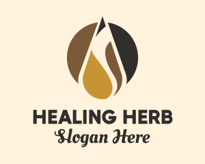 Healing Oil Extract logo design