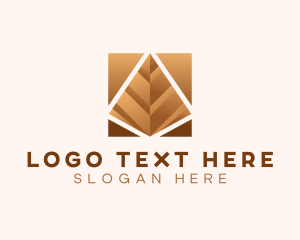 Pyramid - Gold Pyramid Architecture logo design