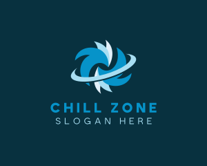 Cool - Cooling Wind Airflow logo design