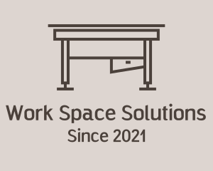 Desk - Office Desk Workstation logo design