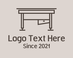 Table - Office Desk Workstation logo design