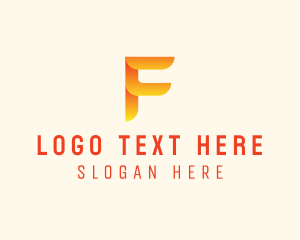 Security Agency - Application Letter F logo design