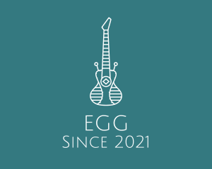 Rockstar - Android Electric Guitar logo design