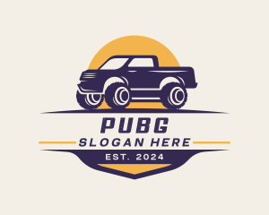 Pickup Truck Automotive Logo