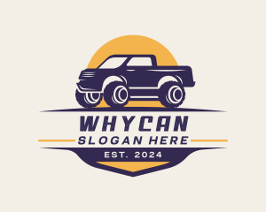 Pickup Truck Automotive Logo