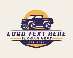 Offroad - Pickup Truck Automotive logo design