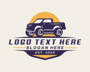 Pickup Truck Automotive Logo