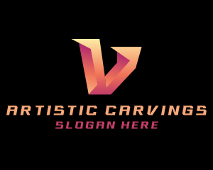 Generic Gaming Letter V Logo