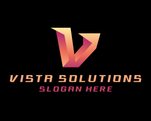 Generic Gaming Letter V logo design