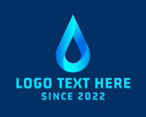 Droplet - Liquid Droplet Wash logo design