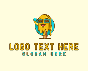 Ice Cream - Cool Popsicle Sunglasses logo design