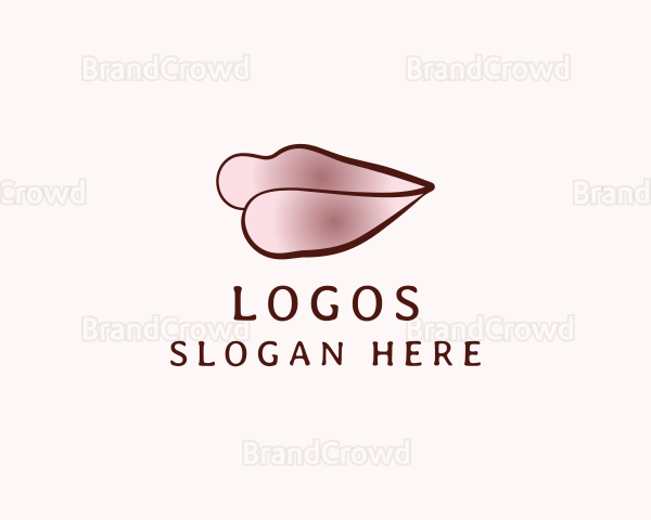 Beauty Cosmetics Lip Gloss Logo