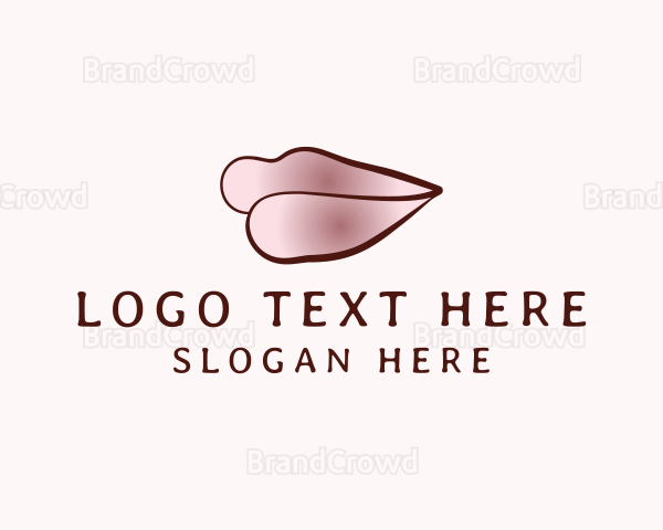 Beauty Cosmetics Lip Gloss Logo