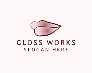 Beauty Cosmetics Lip Gloss logo design