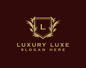 Premium Shield Luxury logo design