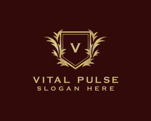 Premium Shield Luxury logo design