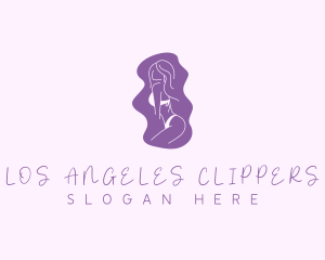Lingerie Girl Body Logo