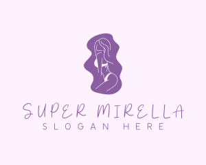 Model - Lingerie Girl Body logo design