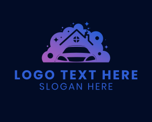 Vehicle - Residence Home Cleaning logo design