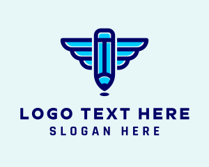 Blog - Pencil Wings Publisher logo design