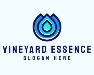 Water Droplet Wash logo design