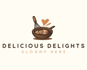 Whisk Bakery Pot logo design