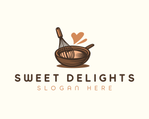 Whisk Bakery Pot logo design