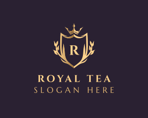 Royal Shield Crown logo design