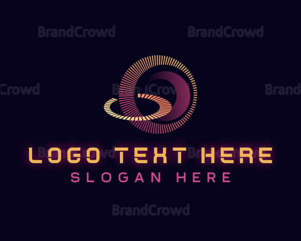 Abstract Media Startup Logo