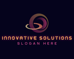 Abstract Media Startup logo design