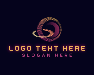 Abstract Media Startup Logo